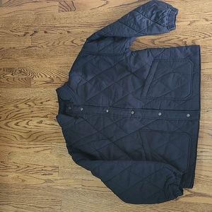 Social Standard quilted Twill Jacket size XXL black new w tags warm button up